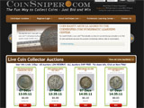 CoinSniper.com is the first numismatic Penny Auction on the Internet